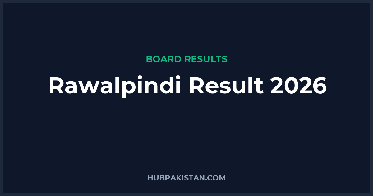 Rawalpindi Board Result Date 2026 (All Classes)