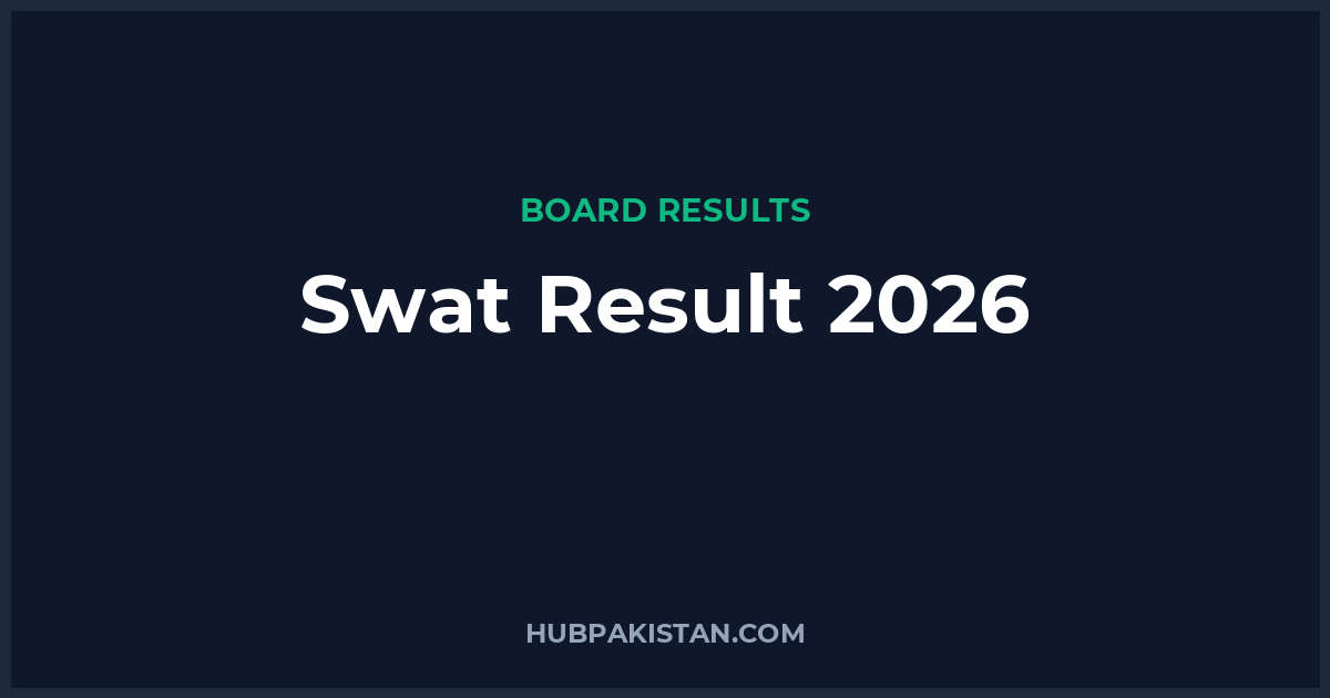 Swat Board Result Date 2026 (All Classes)