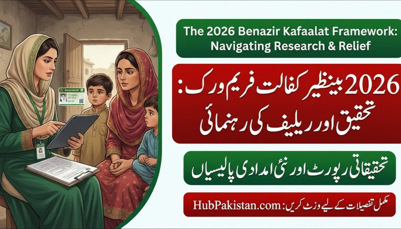 The 2026 Benazir Kafaalat Framework: Navigating Research & Relief
