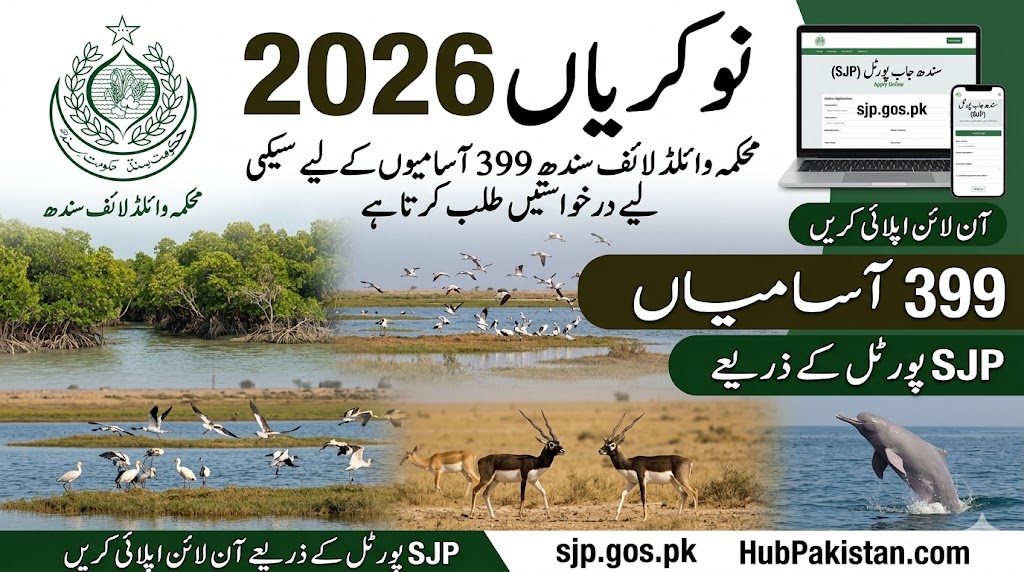 Sindh Wildlife Department Jobs 2026 Official Advertisement for Wildlife Guard Junior Clerk