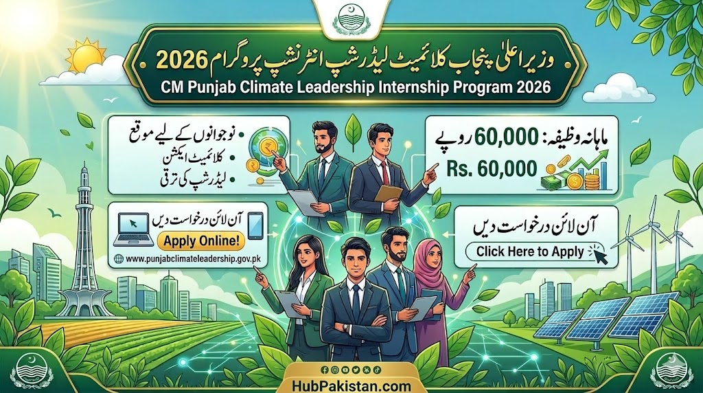 CM Punjab Maryam Nawaz Climate Leadership Development Internship Program Batch 1 Advertisement 2026