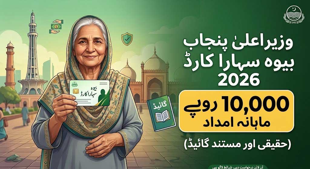 CM Punjab Bewa Sahara Card 2026: Rs 10,000 Monthly Apply Online (Official Guide)